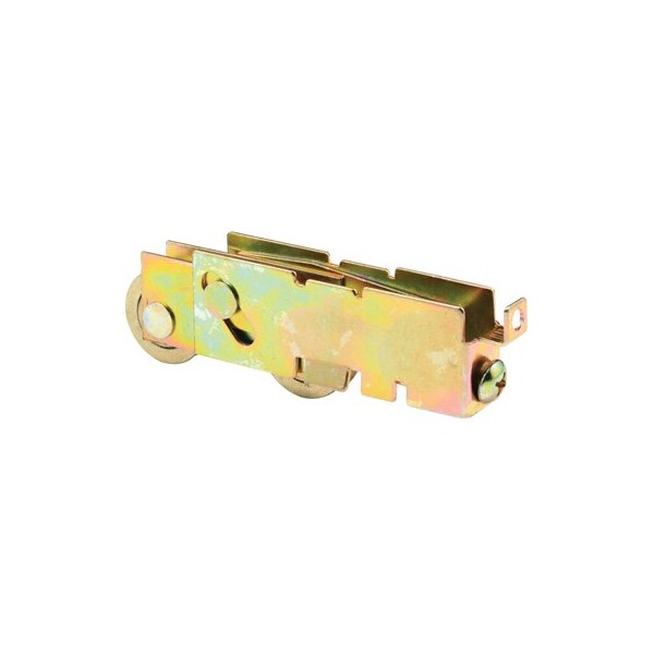 Prime-Line 1 in., Steel, Sliding Door Tandem Roller Assembly with F-Tab (Single Pack) - D 1846