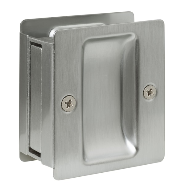 Sure-Loc Hardware Sure-Loc Hardware Round Pocket Door Pull, Privacy, Flat Black - DP-R02 FBL