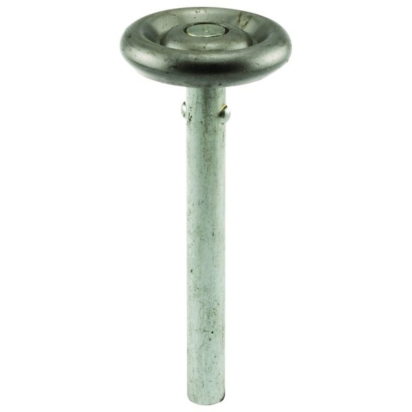 Prime-Line Door Roller, 1-7/8 in Dia Roller, 3/8 in W Roller, Galvanized Steel, Silver, 1-Roller - GD 52110