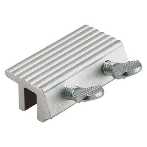 Primeline Tools 1-7/8 in., Aluminum Double Thumbscrew Sliding Door Lock (Single Pack) - U 9805