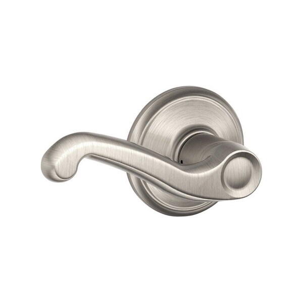 Schlage Schlage Flair Satin Nickel Passage Lockset 1-3/4 in. - F10VFLA619