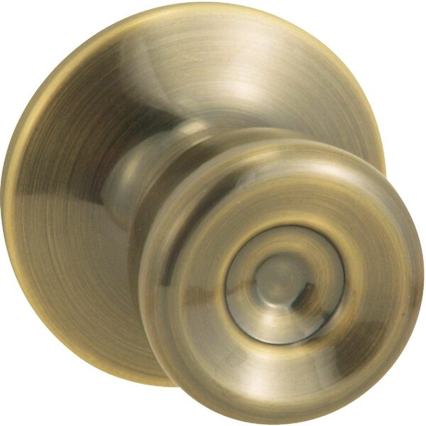 Steel Pro Antique Brass Hall & Closet Door Knob - TR830B
