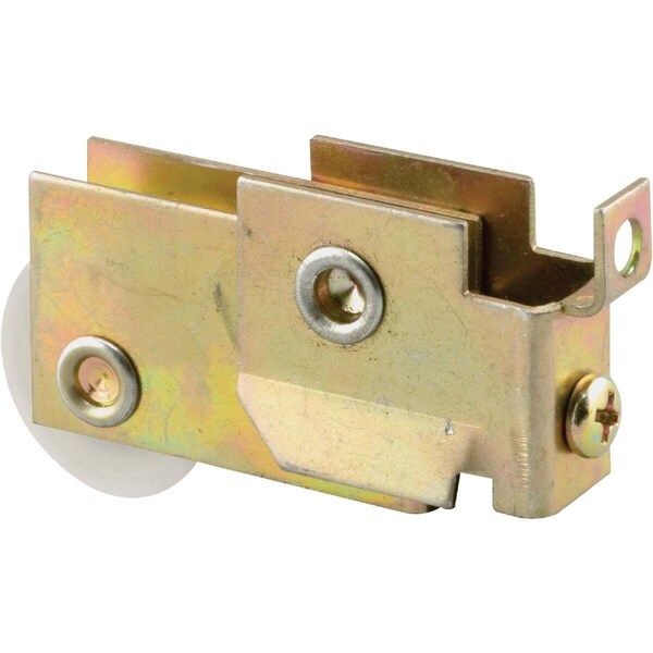 Prime-Line Door Roller, 1-1/4 in Dia Roller, 5/16 in W Roller, Steel, Bottom Mounting Mill - N 6625