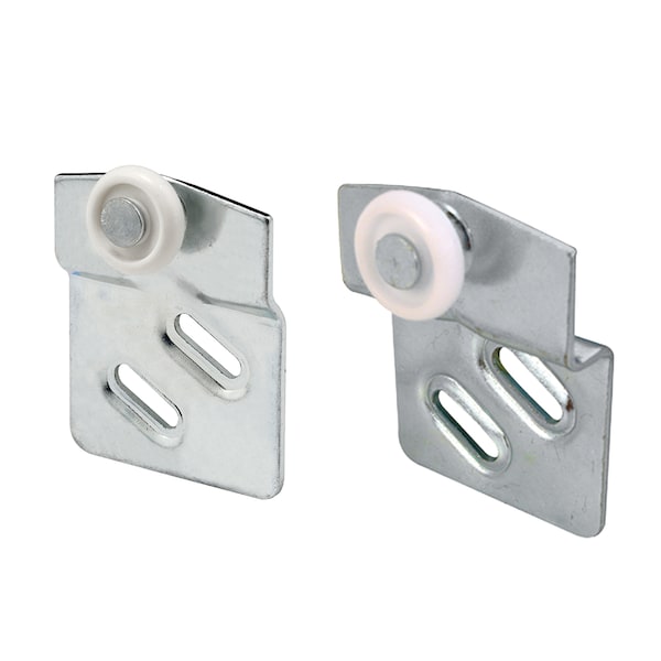 Prime-Line Sliding Closet Door Roller Kit, 7/8 in. Wheel Diameter, Convex (Round) - N 7537