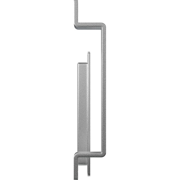 Ekena Millwork 7" Pull Handle & 6" Flush Pull for 2 1/4" Doors, Silver Metallic - GB6001PP5076SM