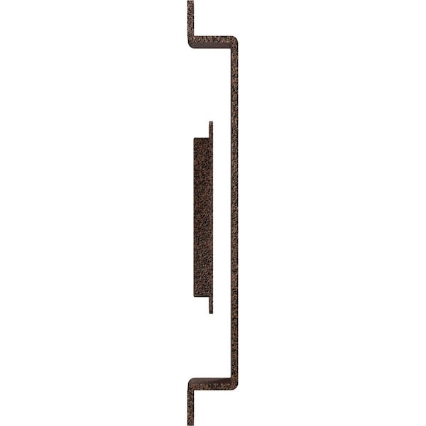 Ekena Millwork 11" Pull Handle & 6" Flush Pull for 1 3/4" Doors, Copper Vein - GB6001PP4116CV