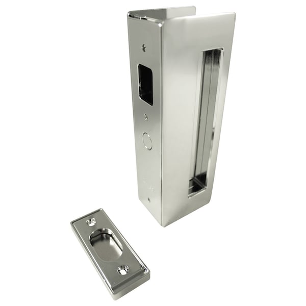 Richelieu CL400 Cavity Sliders Magnetic Pocket Door Handle, Privacy, Matte Black - CL400A0029