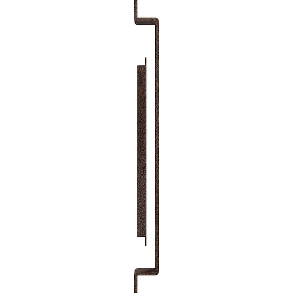 Ekena Millwork 16" Pull Handle & 12" Flush Pull for 1 3/8" Doors, Copper Vein - GB6001PP3161CV