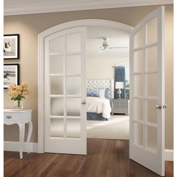 Schlage Schlage Georgian Satin Nickel Privacy Lockset 1-3/4 in. - F40VGEO619
