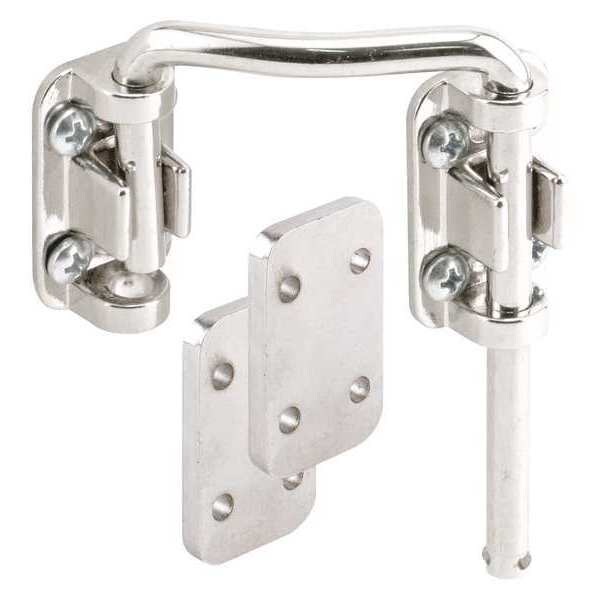 Primeline Tools Sliding Door Loop Lock, 2-1/4 in., Steel, Nickel Plated, Right Hand (Single Pack) - U 10536