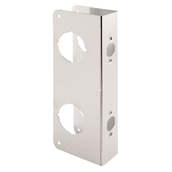 Prime-Line Prime-Line 10.875 in. H X 3.875 in. L Brushed Stainless Steel Stainless Steel Door Guard - U 10539