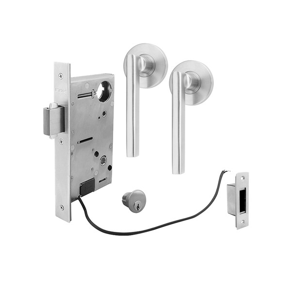 Inox 9770 Sliding Door Classroom 243 Sunrise 2-1/2" Backset 32D RH - XGT243-PD9770A-32D-RH