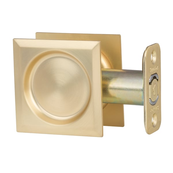 Sure-Loc Hardware Sure-Loc Hardware Square Pocket Door Pull, Passage Satin Chrome - DP711 26D