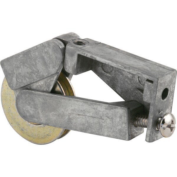 Prime-Line Single 1-1/4 in. Nylon Roller Assembly, Track Cleaner, Unique Back Housing Single Pack - D 1794