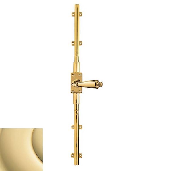 Baldwin Unlacquered Brass Cremone Bolts Unlacquered Brass - 8105.031.L8LK