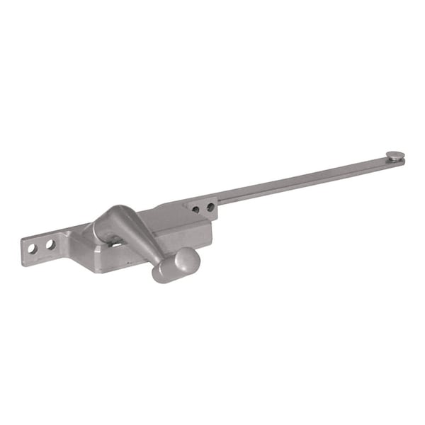 Prime-Line Prime-Line Silver Aluminum Left Single-Arm Casement Window Operator For Steel Framed Windows - 17390-RA