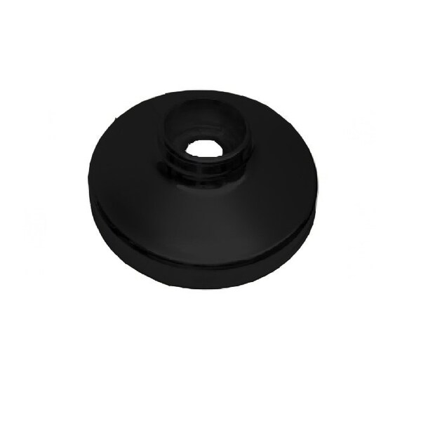 Cal-Royal Back Plate for BK14 Bi-Fold Ball Knob, 1-3/4 Diameter, US19 Flat Black - PLA2-19