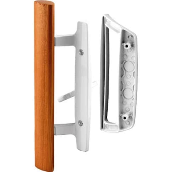 Prime-Line Prime Line 143532 Sliding Patio Door Handle Set; White - 130958
