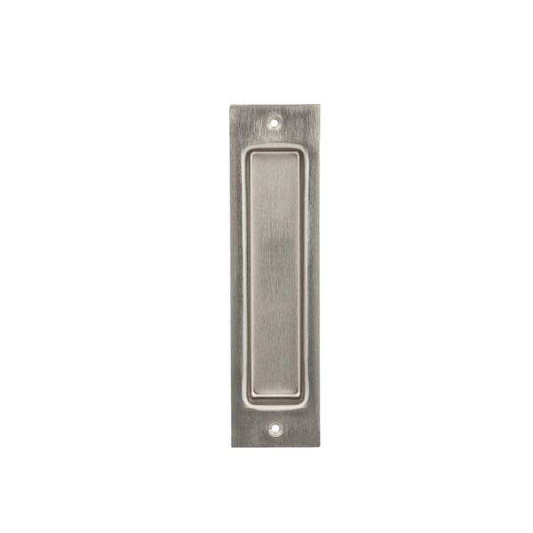 National Hardware National Hardware 8 in. L Satin Nickel Gray Steel Flush Pull - N187-024
