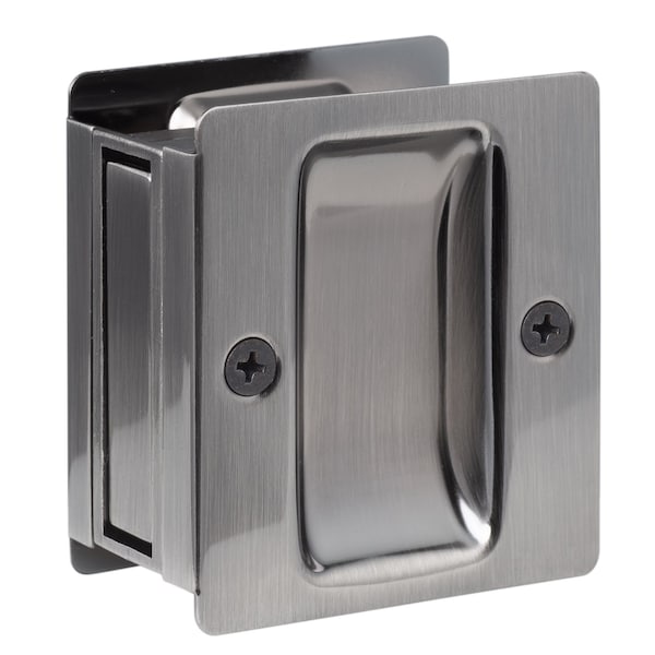 Sure-Loc Hardware Sure-Loc Hardware Round Pocket Door Pull, Privacy, Satin Nickel - DP-R02 15