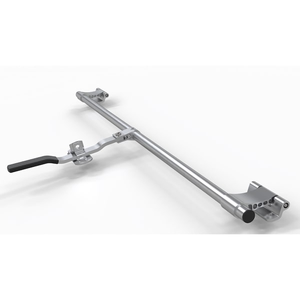 Genesis BARLOCK 48IN AL EXTRUDED 0.53IN OFFSET BLACK POWDER COAT - BL-3252-48-01-AL-BPC