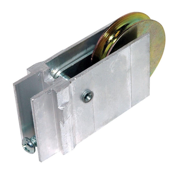 Recinto 1.5 in. Dia. x 0.75 in. Mill Aluminum Sliding Glass Door Roller Assembly - RE2188781