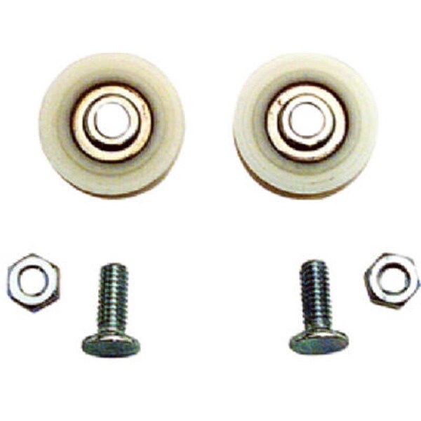Lawnitator 1324 1.25 in. Sliding Glass Door Bottom Roller, 2PK - LA2670677