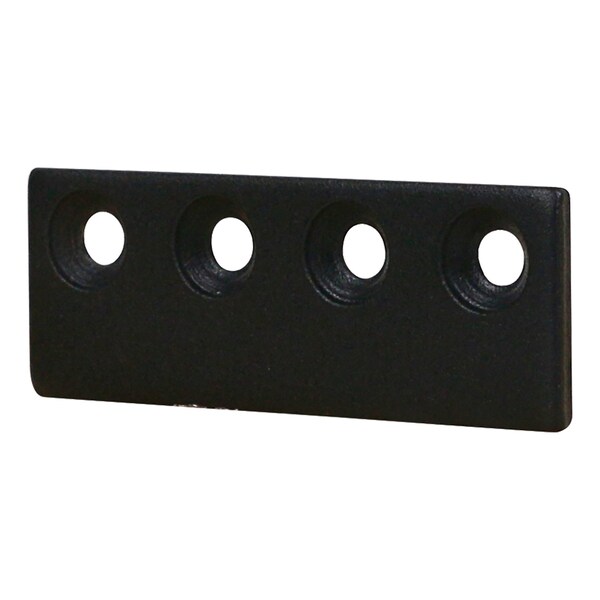National Hardware National Hardware 3-1/8 in. L Matte Black Steel Sliding Door Hardware Connecting Adapter 1 pk - N700-106