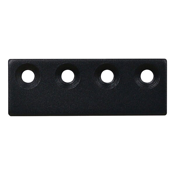 National Hardware National Hardware 3-1/8 in. L Matte Black Steel Sliding Door Hardware Connecting Adapter 1 pk - N700-106