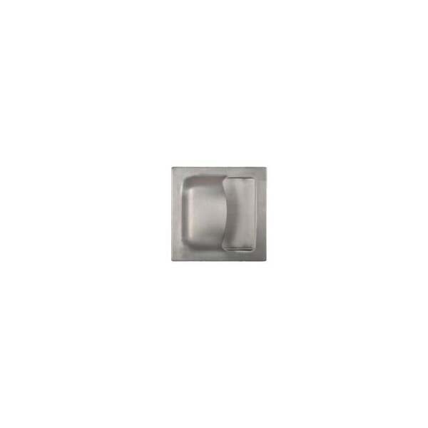 Trimco Square Flush Pull Back to Back Mounting Satin Stainless Steel 6"x6" - 1111C-BTB.630