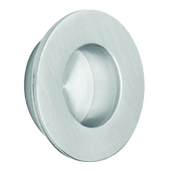 Omnia Round Flush Pull Satin Stainless Steel 2" - 7501.32D