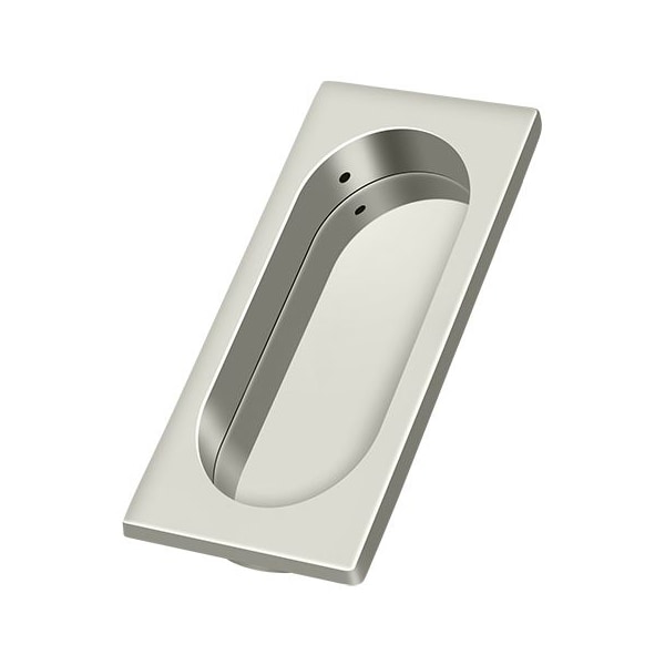 Deltana Flush Pull, Large, 4" X 1-5/8" X 3/8" Bright Nickel - FP4134U14