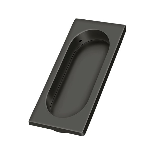 Deltana Flush Pull, Large, 4" X 1-5/8" X 3/8" Oil Rubbed Bronze - FP4134U10B