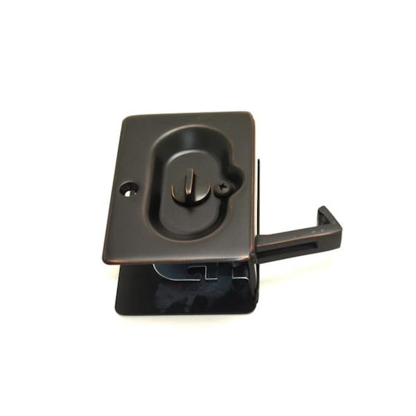 Patioplus Privacy Pocket Door Lock, Oil Rubbed Bronze - PA1634153