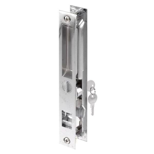 Prime-Line Prime Line Products 14416 Sliding Door Handle Set with Flush Locking Latch  Chrome Plated - 5019583