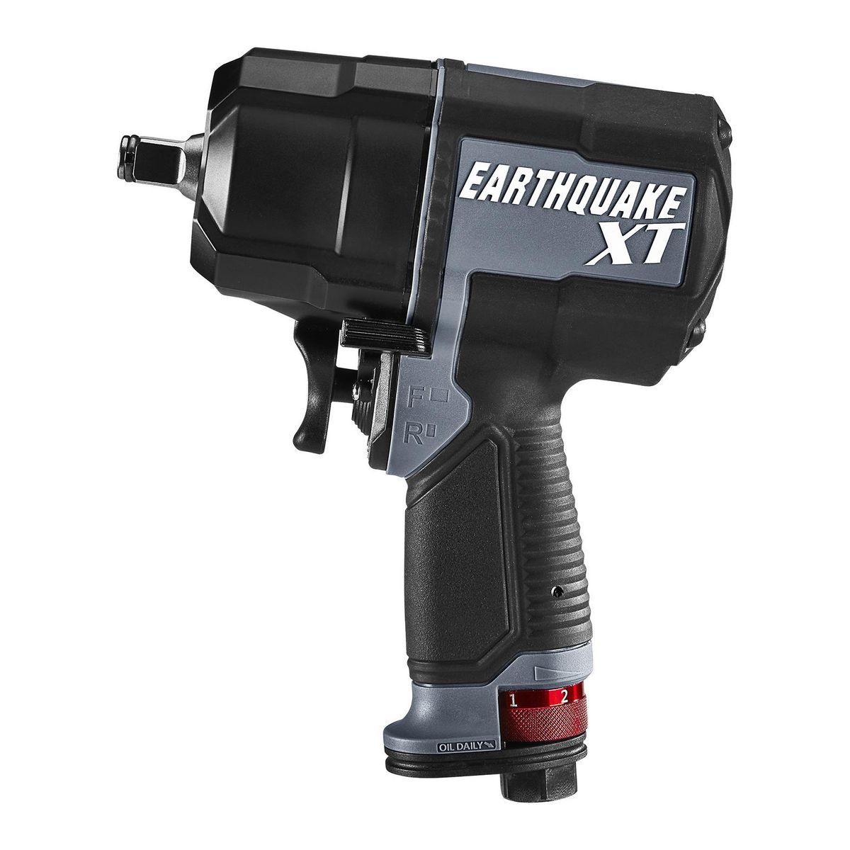 Terremoto Xt 1/2 pulgadas. Llave de impacto de aire de compuesto de ultra torque, martillo gemelo, 1500 pies-lb - 70080