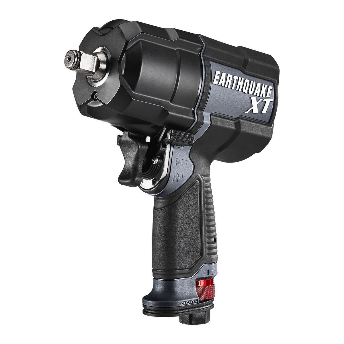 Terremoto Xt 1/2 pulgadas. Llave de impacto de aire de compuesto de ultra torque, martillo gemelo, 1500 pies-lb - 70080