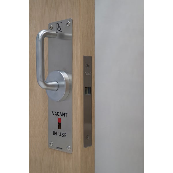 Richelieu CL100 Cavity Sliders Louey Pocket Door Handle, Privacy, Satin Chrome - CL100B3008