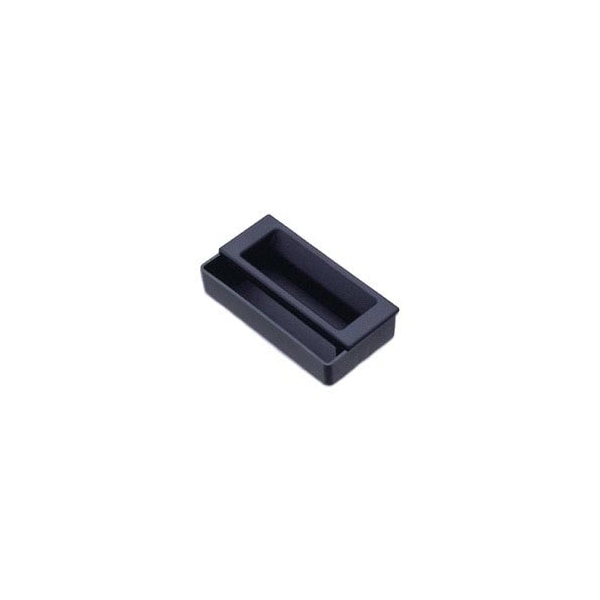 Southco Flush Pull, 1.8 - 3.3mm .070 - .130 in Door thickness, Screw Mount, UL94-V0, ABS Plastic, Black - P1-33
