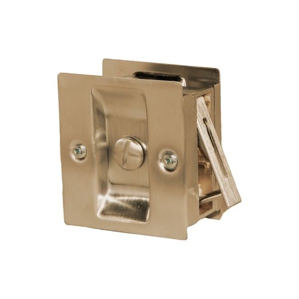 Trimco Privacy Pocket Door Lock Square Cutout for 1-3/8" Thick Door SB - 1065.606