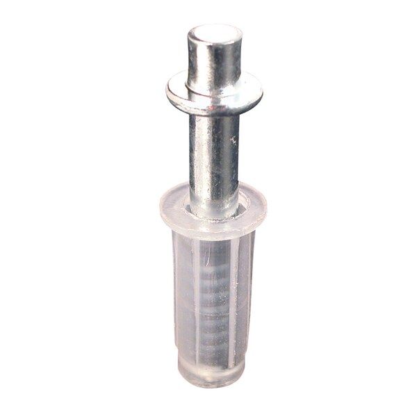 Prime-Line Prime-Line 3/8 in. D X 1 in. L Silver Nylon/Steel Pivot/Guide Set 2 pc - 161111