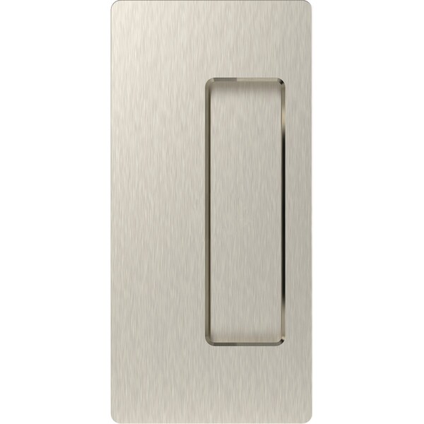 Richelieu CL200 Cavity Sliders Magnetic Pocket Door Handle, Privacy, Satin Nickel - CL205A0018