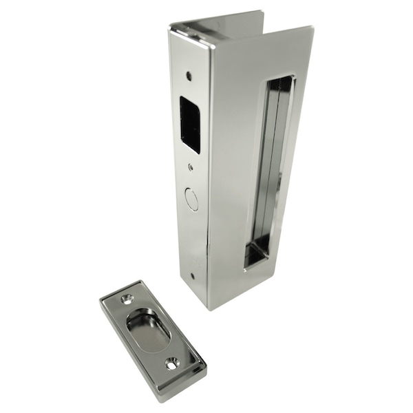 Richelieu CL400 Cavity Sliders Magnetic Pocket Door Handle, Privacy, Matte Black - CL400A0028
