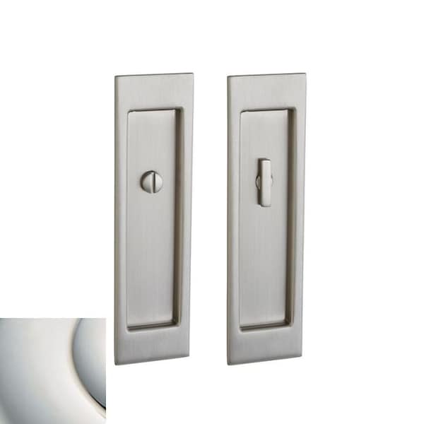 Baldwin Privacy Sliding Door Locks Lifetime Bright Nickel - PD005.055.PRIV
