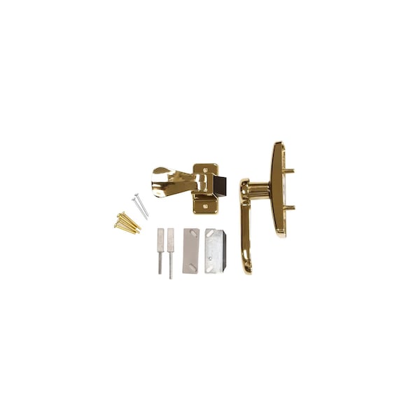 Larson Larson Georgian Bright Brass Storm Door Lever 1 pk - CH3010701