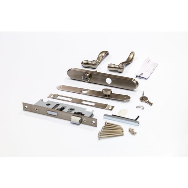 Larson Larson Brush Nickel Silver Zinc Mortise Latch 1 pk - CH3041701