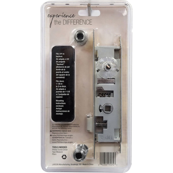 Larson Larson Brush Nickel Silver Zinc Mortise Latch 1 pk - CH3041701