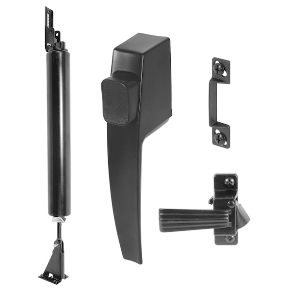 Prime-Line Screen Door Pneumatic Closer, Black Finish, 10-1/2 in. Long Single Pack - K 5379