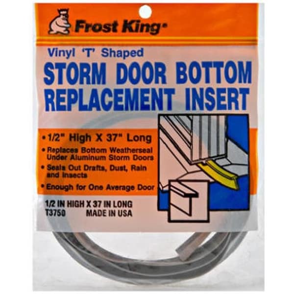 Thermwell Products Thermwell T3750 37 in. Gray Storm Door Bottom - 688382
