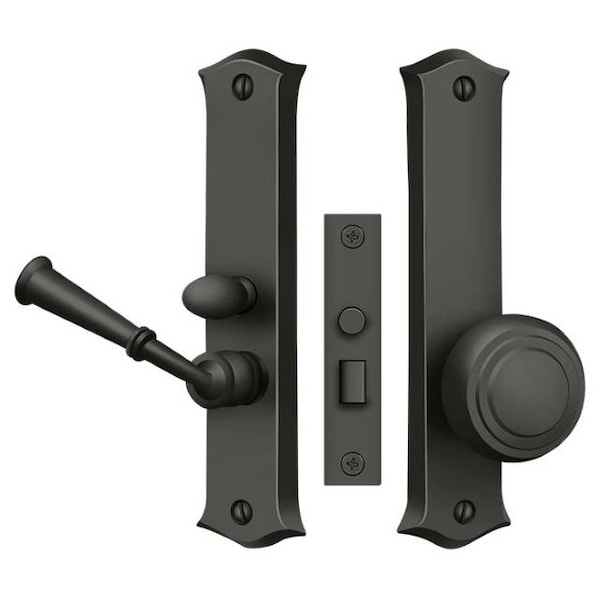 Deltana Storm Door Latch, Classic, Mortise Lock Oil Rubbed Bronze - SDL688U10B